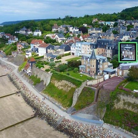 Studio vue mer à 2 min de la plage Villerville Eksteriør bilde