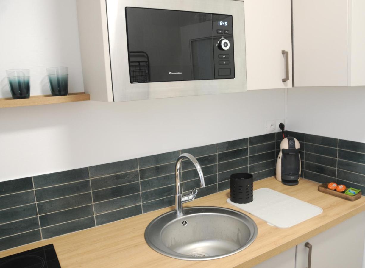 Studio vue mer à 2 min de la plage Villerville Eksteriør bilde